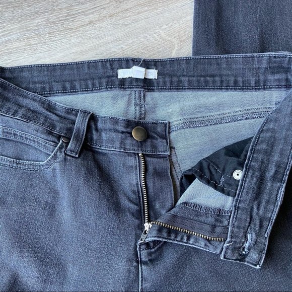 Eileen Fisher Charcoal Grey Skinny Jeans - Picture 9 of 13